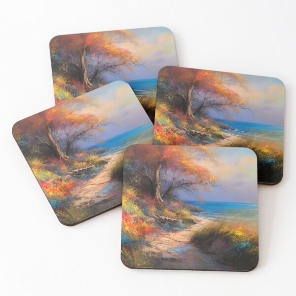 Item preview, Coastal view designed and sold by Red Witch Art.