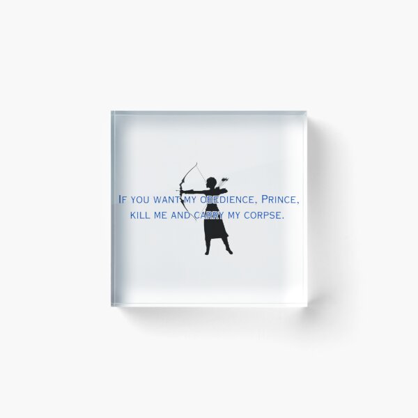Item preview, If You Want My Obedience Quote from We Hunt The Flame designed and sold by awe-someA.
