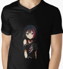 Camiseta de cuello en V Hentai Haven-chan