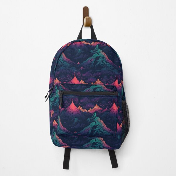 Item preview, Blacklight Volcano designed and sold by cashedpatterns.