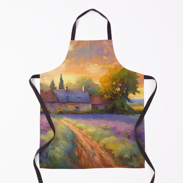 Item preview, French countryside with lavender designed and sold by Red Witch Art.
