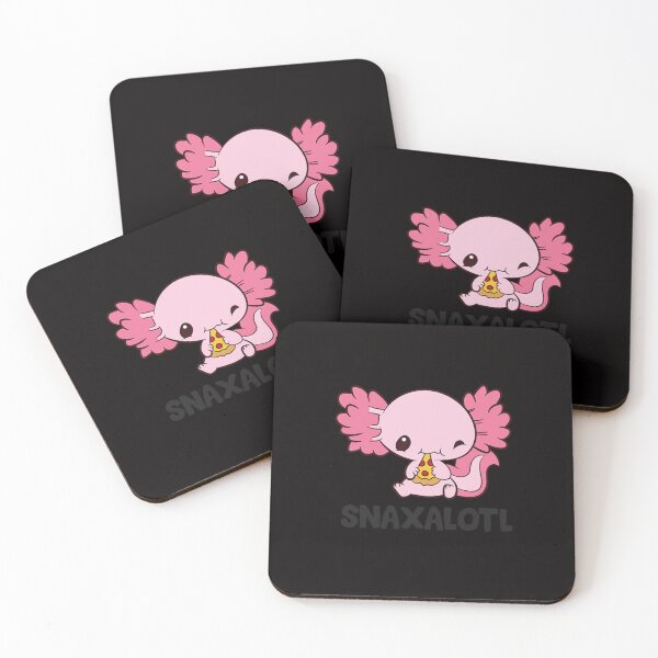 Item preview, snaxalotl love axolotls cute axolotl with pizza 1 designed and sold by RosellaPagac.