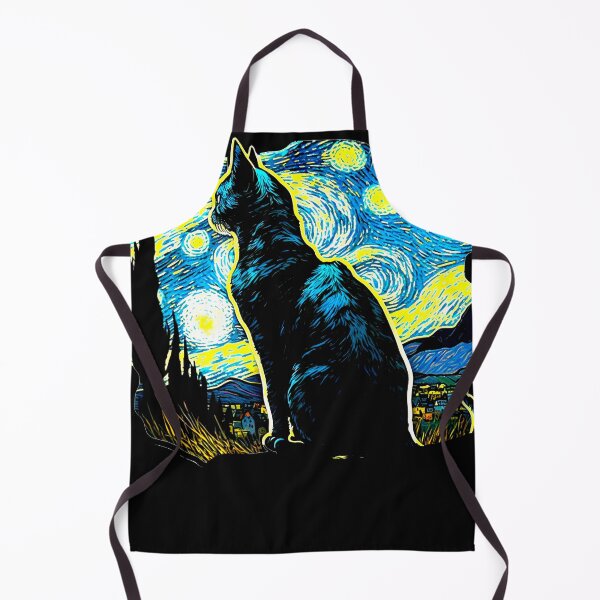 Item preview, Van Gogh Cat Starry Night Van Gogh Cat Lovers designed and sold by Vangoholic.