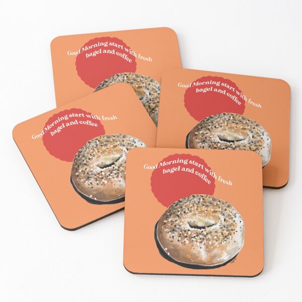 Item preview, Bagel Coffee Good morning NYC designed and sold by Makeartwhynot.