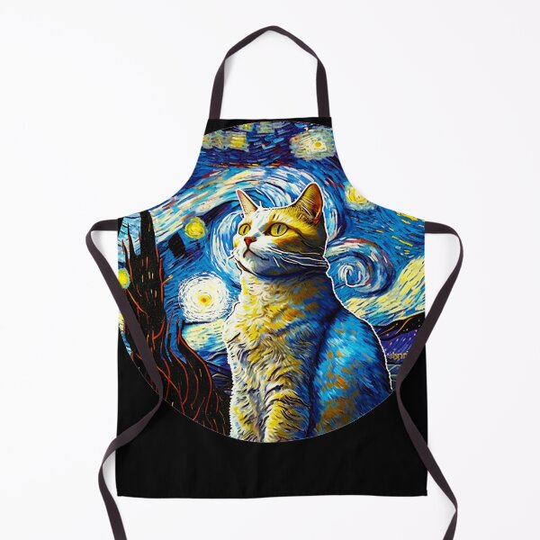 Item preview, Van Gogh Cat Starry Night Van Gogh Cat Lovers designed and sold by Vangoholic.