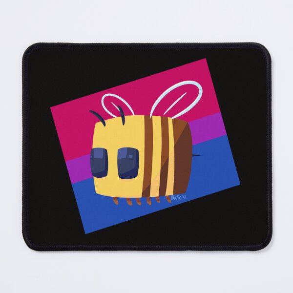 Item preview, Minecraft Bee says Bisexual Rights )  designed and sold by RosellaPagac.