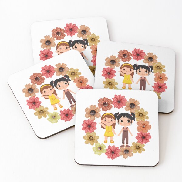 Item preview, Floral Stickers Flower Power Stickers girls stickers cute girl designed and sold by Tycoonn.