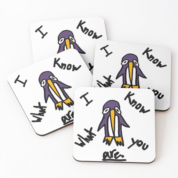 Item preview, Penguin (I know what you are) designed and sold by ILoveLogs.
