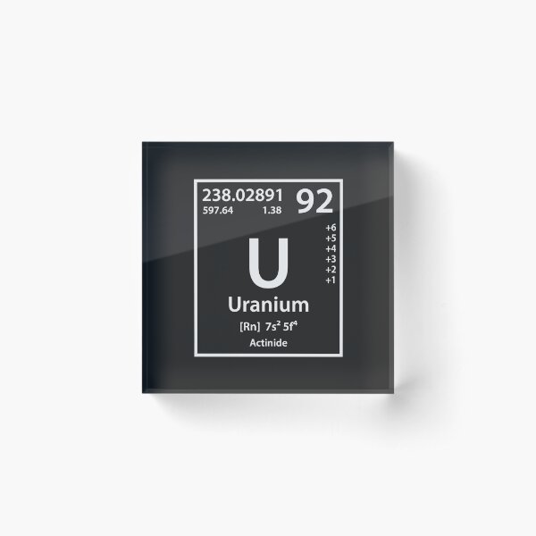 Aperçu de l'œuvre Élément d'uranium créée et vendue par cerebrands.