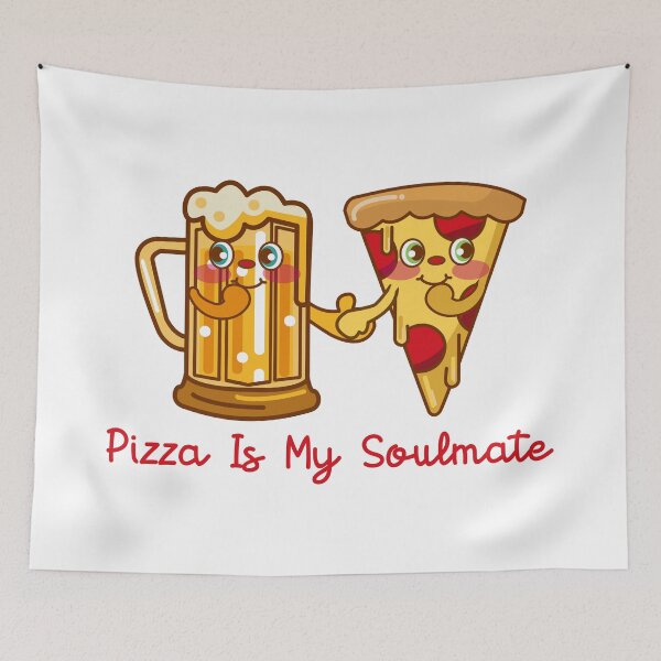 Item preview, Pizza is my soulmate designed and sold by remerasnerdas.