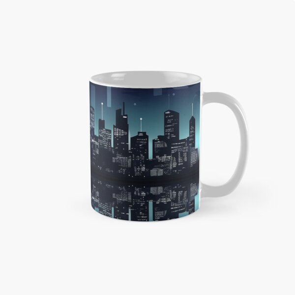 Item preview, Modern City Skyline At Night designed and sold by PicFlix.