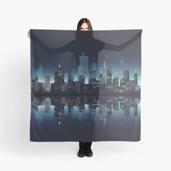 Item preview, Modern City Skyline At Night designed and sold by PicFlix.