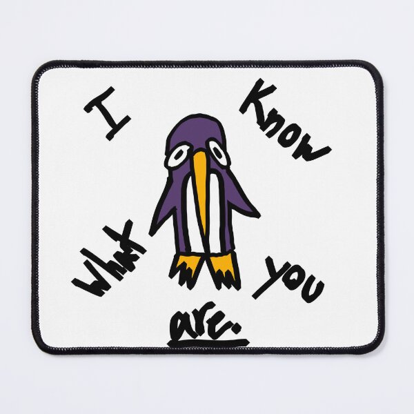 Item preview, Penguin (I know what you are) designed and sold by ILoveLogs.