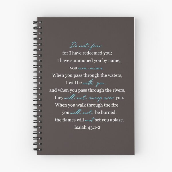 Item preview, When You Go Through Deep Waters I Will be with You- Isaiah 43:1-2 designed and sold by corbrand.