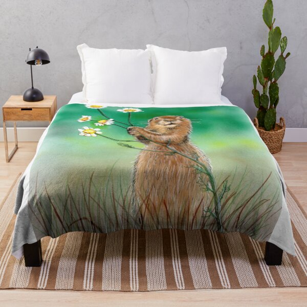 Item preview, Prairie dog and flowers designed and sold by ForrestArts.