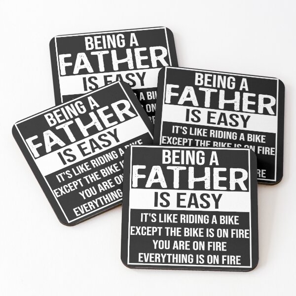 Item preview, Funny father saying: being a father is easy fathers day gift designed and sold by alaechamlal.