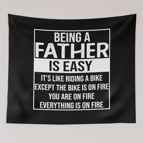Item preview, Funny father saying: being a father is easy fathers day gift designed and sold by alaechamlal.