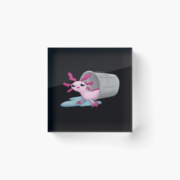 Item preview, Spilled Minecraft Axolotl  designed and sold by RosellaPagac.
