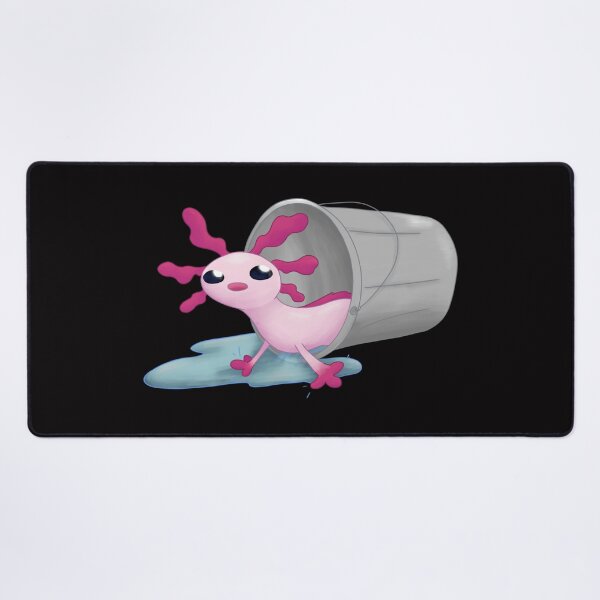 Item preview, Spilled Minecraft Axolotl  designed and sold by RosellaPagac.