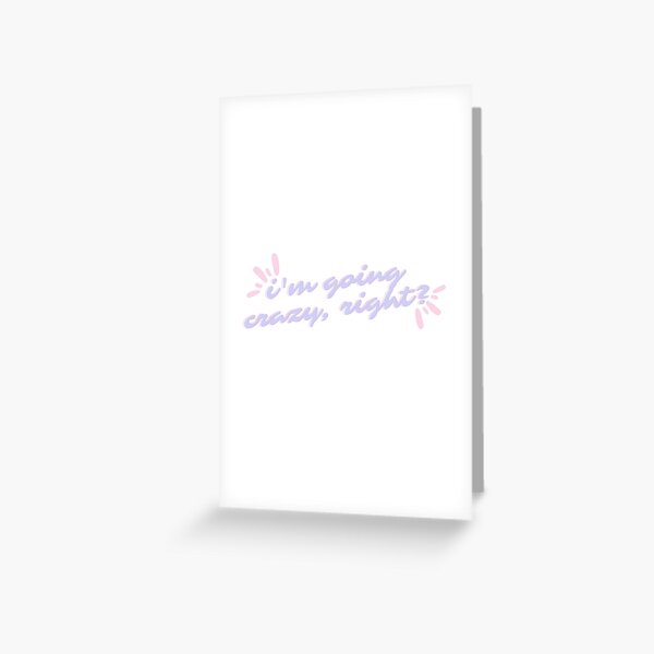 Twice Lyrics Greeting Card – Euphoria Kpop Shop