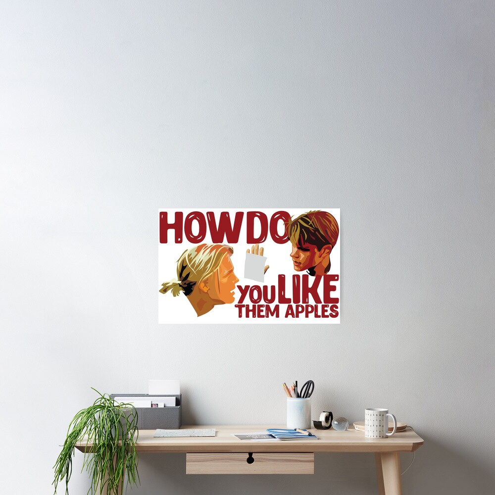 "Good Will Hunting Apple" Poster for Sale by martianart Redbubble