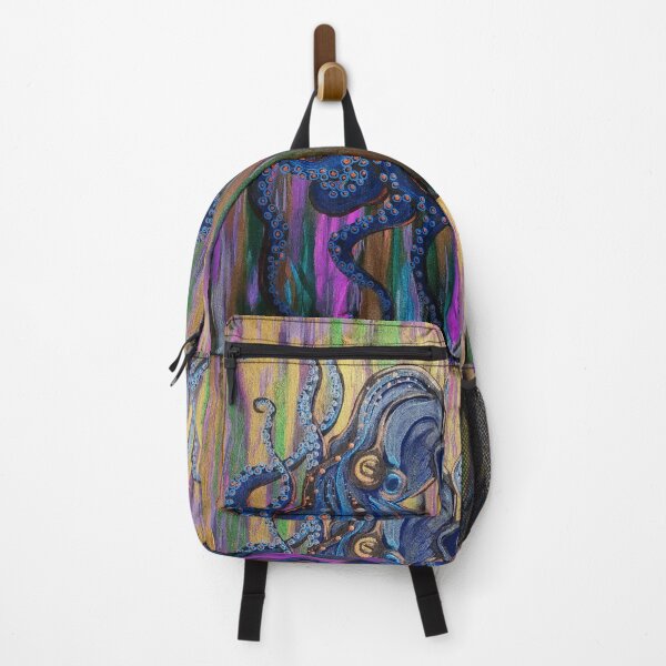 Item preview, Colorful octopus painting designed and sold by BerryPecanArts.
