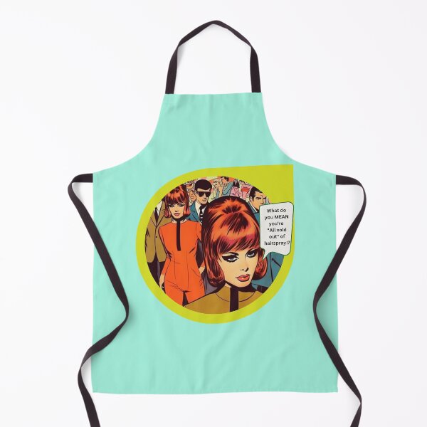 Item preview,  1960s Mod Comic Art Design of Red-headed Mod Beehive / Bouffant Women designed and sold by Step, Repeat.