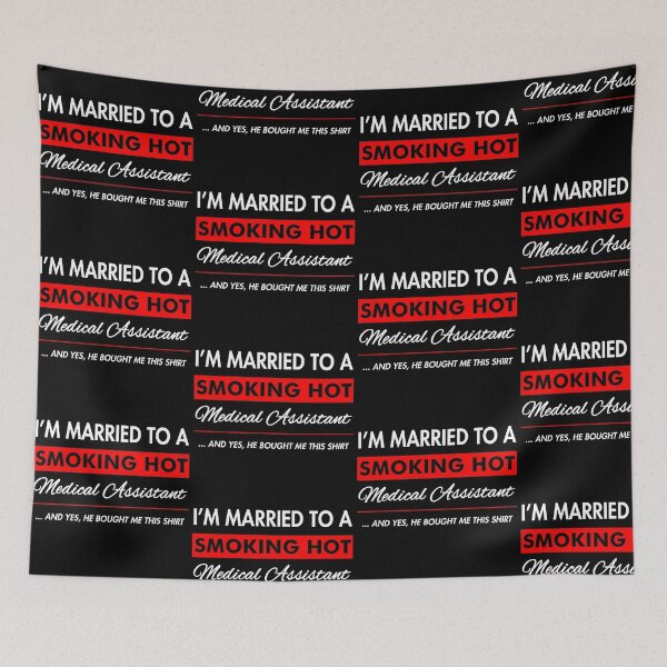 Item preview, I Married a Medical Assistant  designed and sold by Mobius Tees.