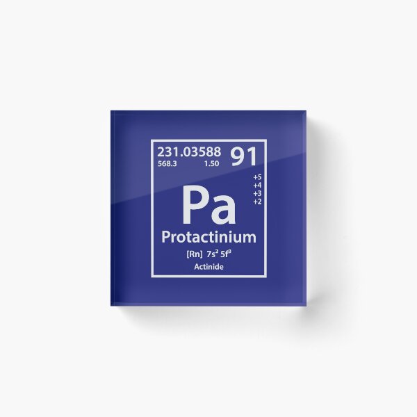 Aperçu de l'œuvre Protactinium Element créée et vendue par cerebrands.