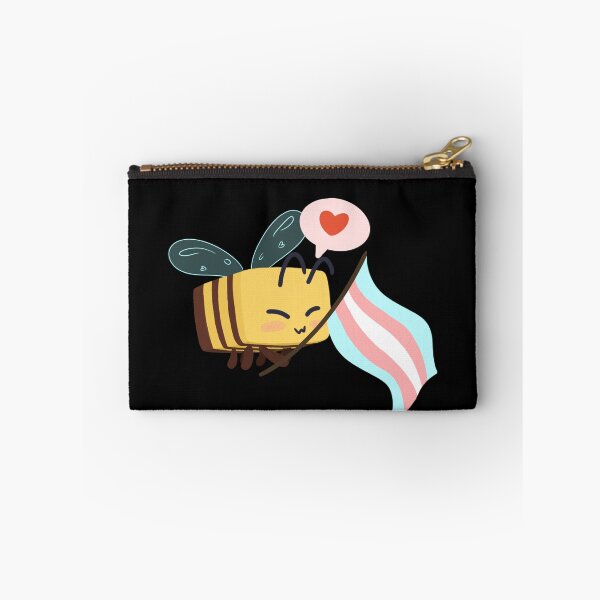 Item preview, Minecraft Trans Pride Bee  designed and sold by RosellaPagac.