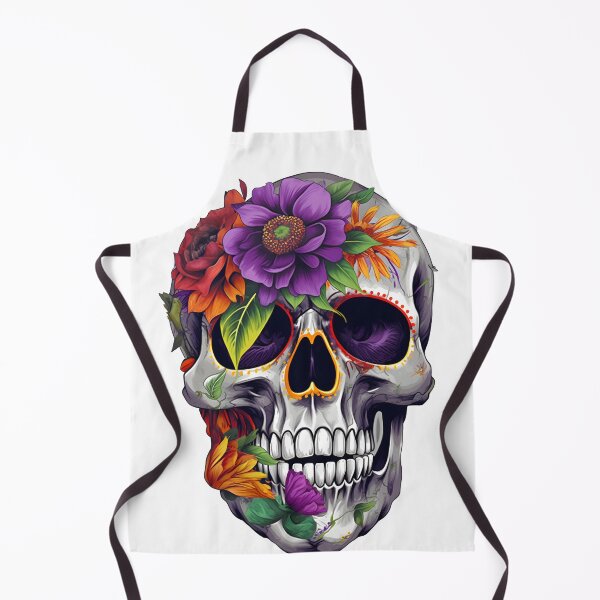 Item preview, Skull And Flowers 13 designed and sold by Patrick Brodeur.