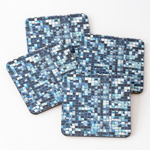 Item preview, Blue Mother of Pearl Mosaic Tile Pattern designed and sold by calibrit.