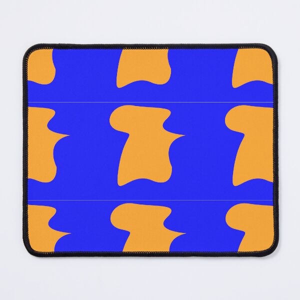 Item preview, Pointy Nose Abstract Digital Art in Blue with Orange Head designed and sold by Forever-Collie.