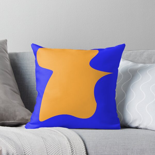 Item preview, Pointy Nose Abstract Digital Art in Blue with Orange Head designed and sold by Forever-Collie.
