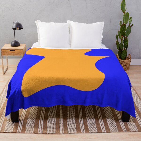 Item preview, Pointy Nose Abstract Digital Art in Blue with Orange Head designed and sold by Forever-Collie.