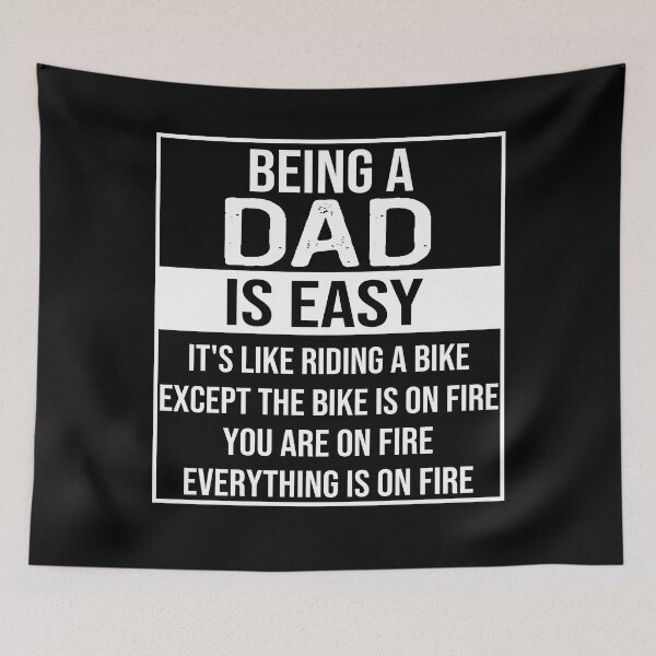 Item preview, Funny dad saying: being a dad is easy fathers day gift designed and sold by alaechamlal.