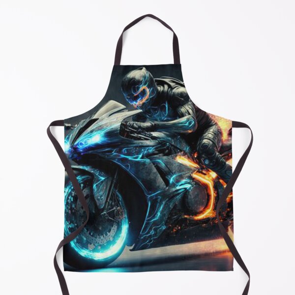 Item preview, motorcycle racing fire bike design designed and sold by FastWearGear.