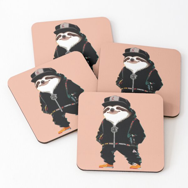 Item preview, Hipster Sloth V24 designed and sold by HipsterAnimals.
