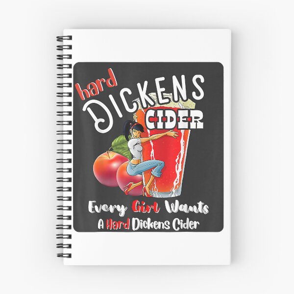 Item preview, Hard Dickens Cider Funny Girl Whiskey And Beer Apple Humor designed and sold by frienddevora.