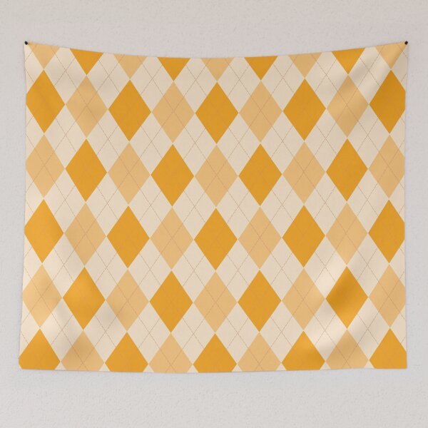 Item preview, Yellow Plaided Pattern designed and sold by MY HAPPY PLACE .