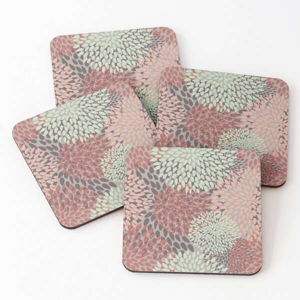 Item preview, Abstract Floral Pink Green designed and sold by Ale's Art.