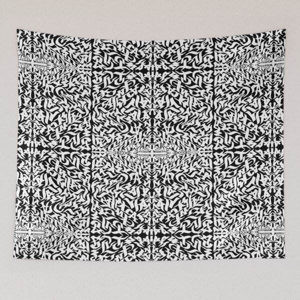 Item preview, Unique Calligraffiti Pattern Art designed and sold by spekolart.
