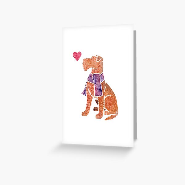 Item preview, Watercolour Irish Terrier designed and sold by animalartbyjess.