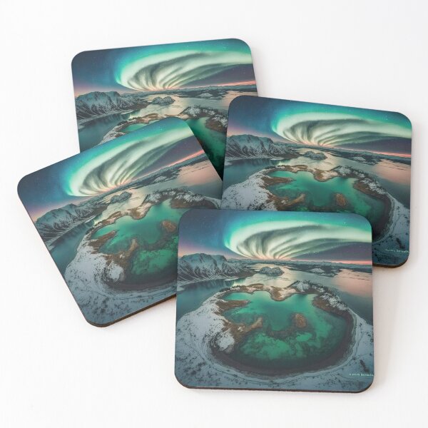 Item preview, Aurora Borealis: Natural Wonder Art Print designed and sold by MauricioVL.