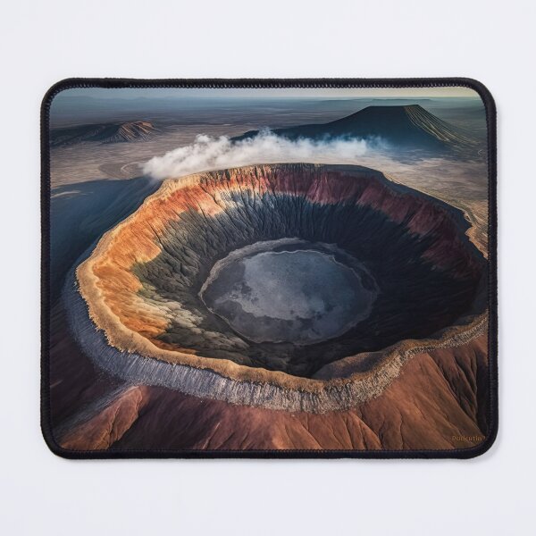Item preview, Paricutin Volcano: Iconic Natural Landmark Art Print designed and sold by MauricioVL.
