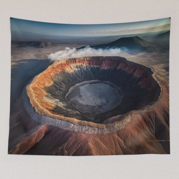 Item preview, Paricutin Volcano: Iconic Natural Landmark Art Print designed and sold by MauricioVL.