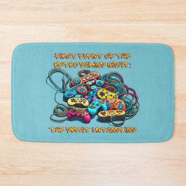 Item preview, First Event of the Retro Gaming Night: The Great Untangling designed and sold by JoanNinjaHen.