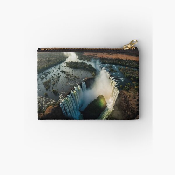 Item preview, Victoria Falls: Iconic Natural Wonder Art Print designed and sold by MauricioVL.
