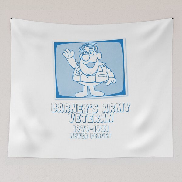Item preview, Barney's Army Veteran 1970s 1980s TV Host T-Shirt designed and sold by Contentarama.