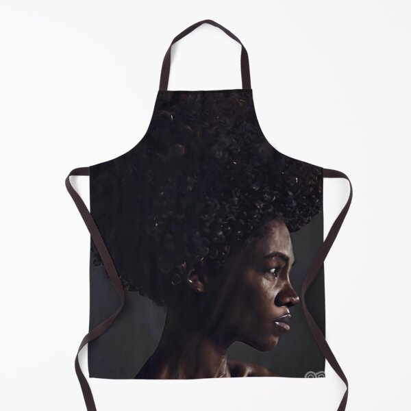 Item preview, Dark Skinned Black Woman with Afro AI designed and sold by MY HAPPY PLACE .